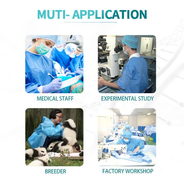 Waterproof Single Use Smms Level 3 Sterile Surgical Gowns OEM ODM Accepted