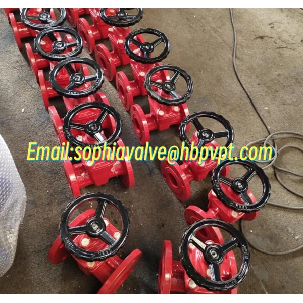 AWWA 250PSI flanged gate valve