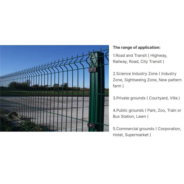 3d Fence Panel Welded Wire Grid Fence Panels Rigid Mesh Fence
