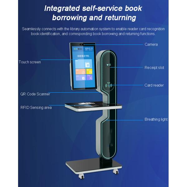 Compact Self Ordering Kiosk Pos System With QR Code Payment