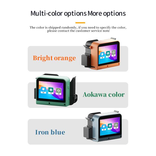 Solvent Printer Small Ink Printer Barcode Printer for Products Packaging Date Inkjet Printed Canvas Pouch Bag for Packaging