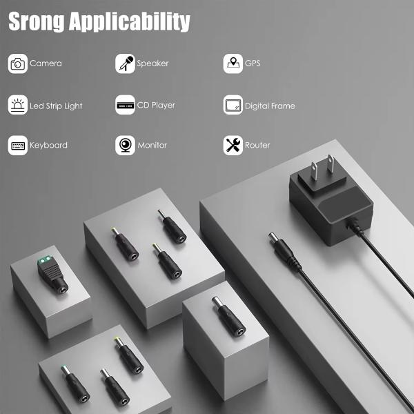 12v 2500ma Class 2 Power Supply 60Hz Wall Mount Power Adapter Output AC DC 7.5v 21v 500ma 4000ma