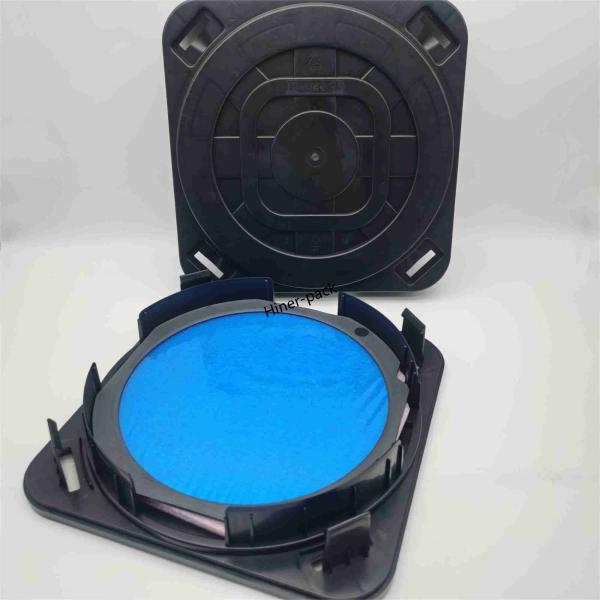 Match Frame ESD Horizontal Wafer Carrier Box Container Set Conductive PP Material