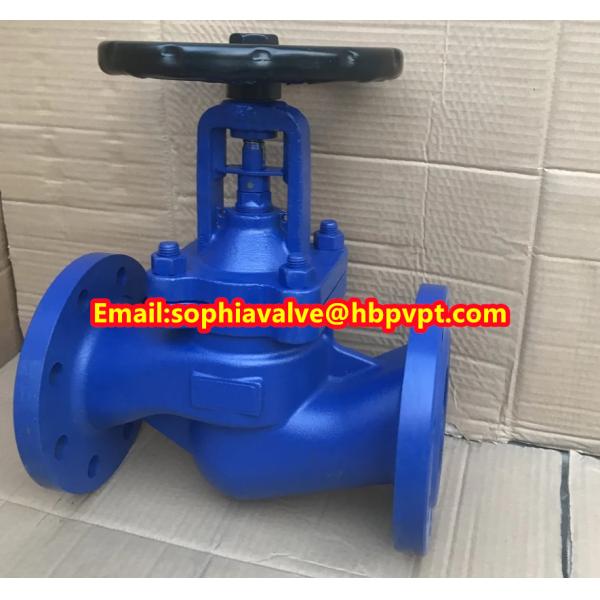 DN25-DN80 PN16 GG25 DIN bellows globe valve