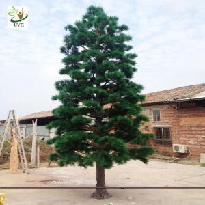 Quality UVG new outdoor christmas decorations artificial pine tree for road ornament made in china GRE065 for sale