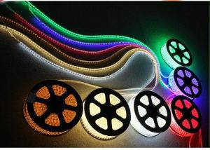 China RGB Driverless High Voltage LED Strip Light , RoHS Full Color Changing LED Strip on sale