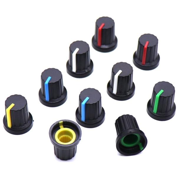6mm Diameter Shaft Potentiometer Control Knobs For Electric Guitar Volume Tone Knobs