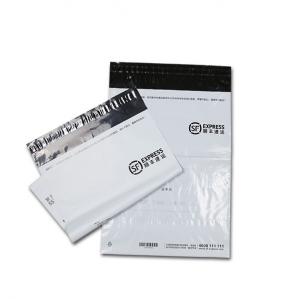China Tear Proof Poly Mailer Shipping Bags Weather Resistant Black / White Printed on sale