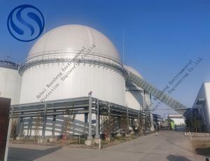 Quality 3450N/Cm 6.0Mohs Hardness Biogas Digester Tank  Double Sides Coating for sale