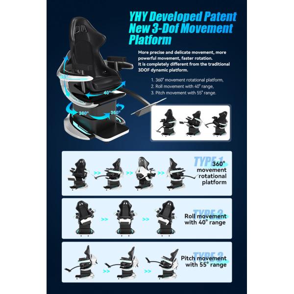 Upgrade Your Gaming Experience with YHY Ultimate Crossing 2 VR 360 Simulator