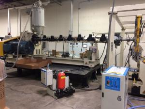 China 3 Layers Foam PP Sheet Extrusion Line / Extruder Machine For Stationery Application on sale