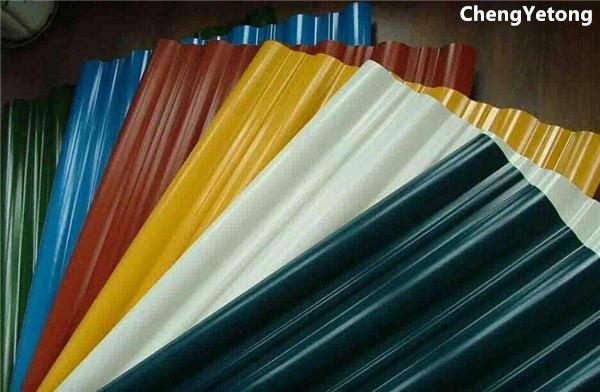 Buy Villa Color Coated Roofing Sheets Products Chemical Resistance Width 700-1600MM at wholesale prices