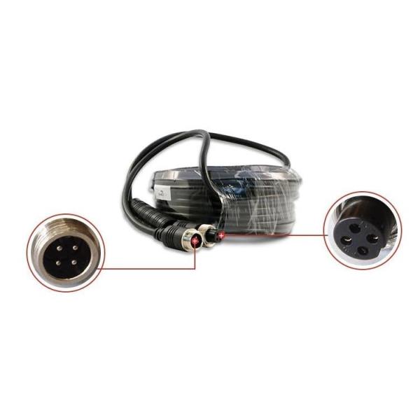 M8 IP67 Power Extension Cable , Customized Conductor LED Display Power Cable Wire
