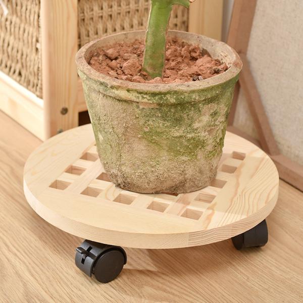 OEM 30cm Rolling Plant Caddy On Wheels
