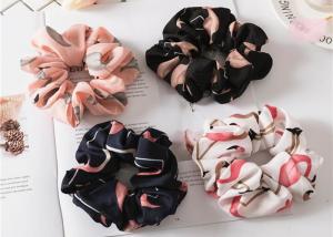 Quality Creative Korean version fabric hairband Flamingos birds animal tied hair seamless elastic ring lady head accessories for sale