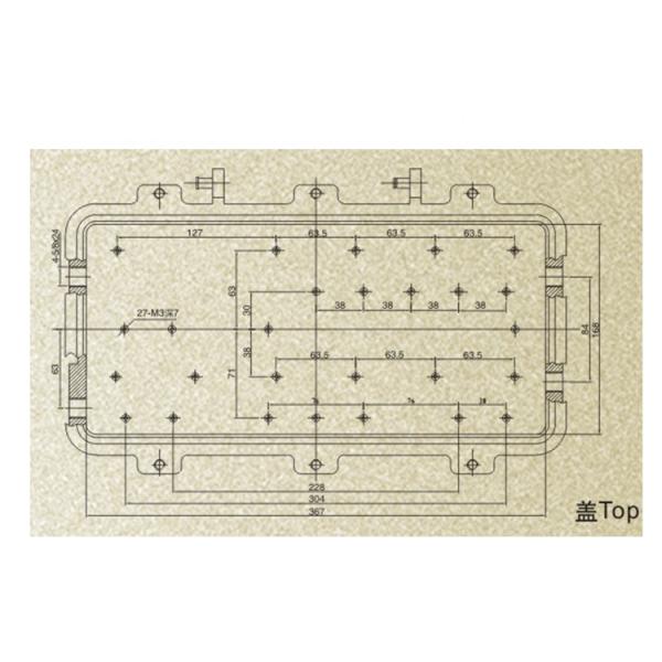 Extrusion Outdoor Light Enclosure CNC Machining Compact Robust Structure