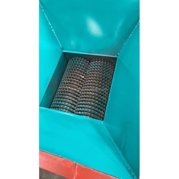 1380*800*1400mm Scrap Heavy Melting Pvc Hdpe Pp Pet Scrap Dual Shaft Single Motor Shredder