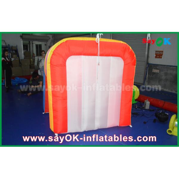 Inflatable Party Tent Rainbow Colorful Colors Inflatable Photo Booth Props Portable Inflatable Tent