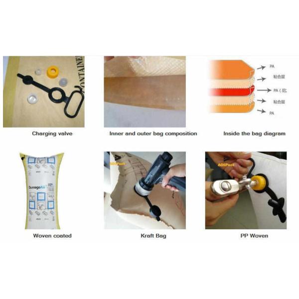Batch Transport Container Brown Inflatable Dunnage Bag