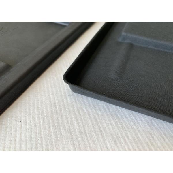 Plastic Alternative Molded Paper Pulp Box Smooth Surface Sustainable Embossed