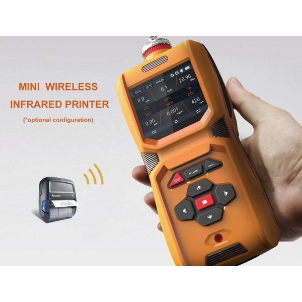 MS600 Six In One Color Screen Toxic Gas Detector Harmful Portable