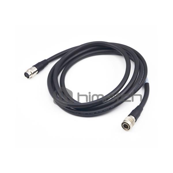 Professional Analog Camera Cable / Hirose 12 Pin Cable Himatch With Power