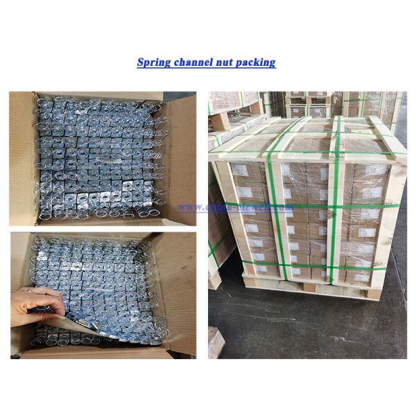 Electro Galvanized Spring Channel Nut