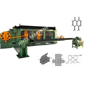 3 Twists Rock Basket 380V 50Hz Gabion Mesh Machine