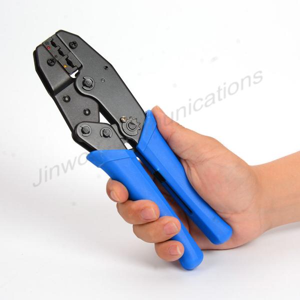 8 Inch Yellow Electrical Wire Crimping Tool Copper Ethernet Cable Crimper