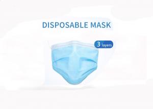 Quality Three Ply Disposable Earloop Face Mask Prevent Coronavirus CE Approved for sale