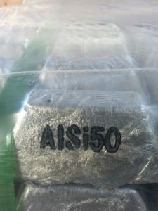 China Master Alloy Aluminium Silicon 20%, 30%, AlSi50, 7-8kg waffle plate on sale