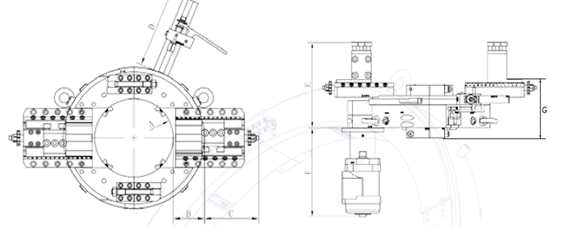 Powerful Cutting Machine Pipe Cutting Beveling Tools with Hydraulic Drive Mode