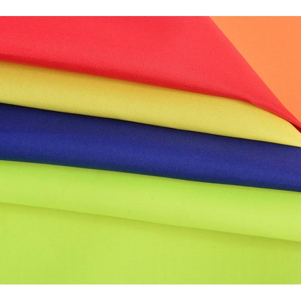 Pu Coated Polyester Pongee Fabric , 300T Polyester Satin Fabric Heat Resistance