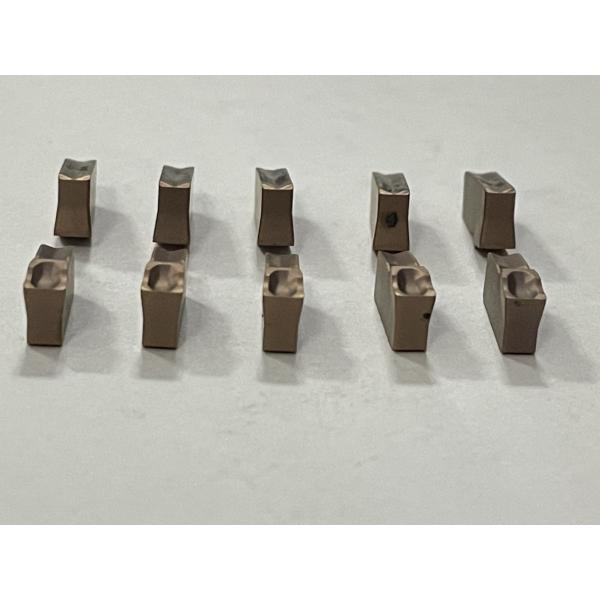 Carbide Parting Coated Carbide Inserts , N151.2 N123 Grooving Tools For Lathe