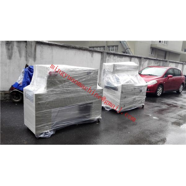 Three Phase 8.5 KW Plastic Shrink Wrap Machine For Food Chemical Commodity