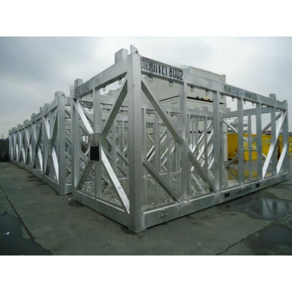 Steel or Plywood Floor 27ft DNV 2.7-1 Standard Heavy Duty Offshore Container Lifting Frame Skid Baskets