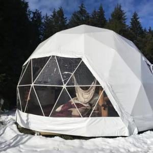 China Hotel Decoration Inflatable Round Dome Tent Prefab Geodesic on sale