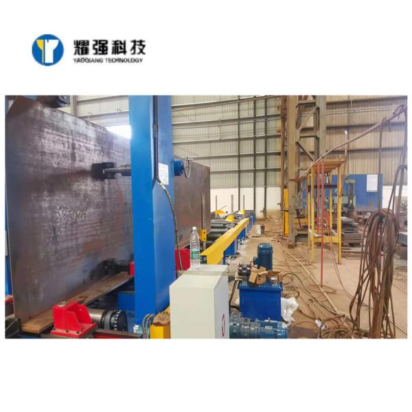 TIG MIG Assembly H Beam Welding Production Line Machine With Automatic Spot Welding