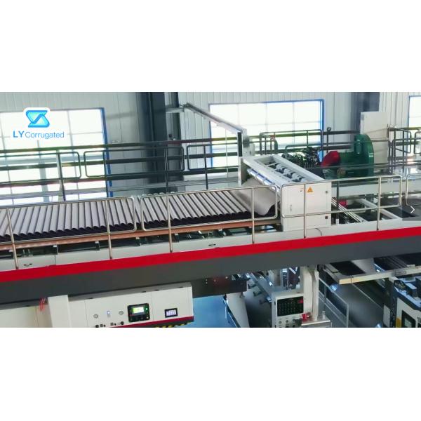 High Speed 2/3/5/7/9 Ply Corrugated Cardboard Production Line