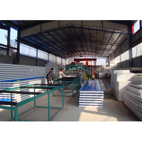PPGI Coil Steel Roll Forming Machine , Electrical Roof Tile Roll Forming Machine
