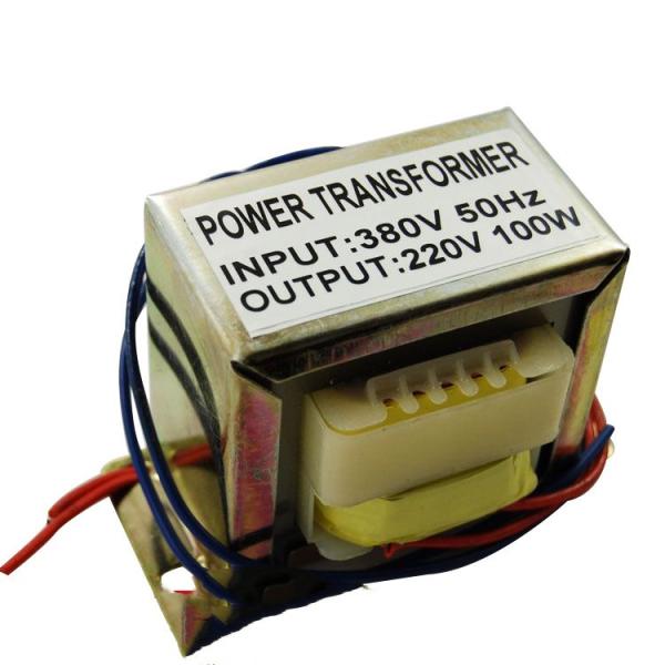 Silicon Steel Sheet Low Frequency Electronic Power Transformer with Wire EI76