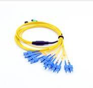 China 12 Fibers MTP to LC Single mode Fiber Optic MTP-LC 2.0mm Straight harness Cables on sale