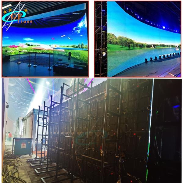 Customized LED Screen Support Truss For Cabinet 640*640mm