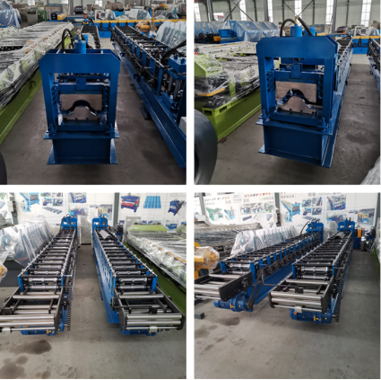 4kw High Performance Ridge Cap Roll Forming Machine For Seamless Roofing System