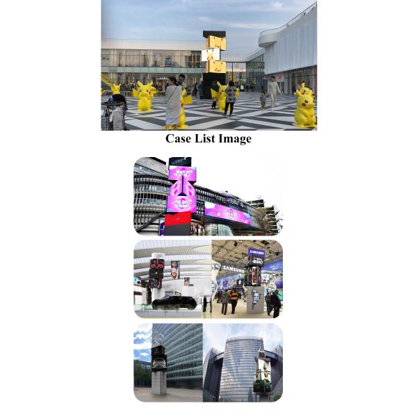 Indoor Rotating LED Screen 2560 * 1600 Outdoor Display Screen