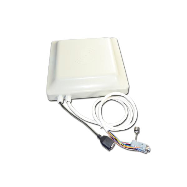 6m Range RS232 Wiegand RFID Reader With 8dbi Circular Polarized Antenna