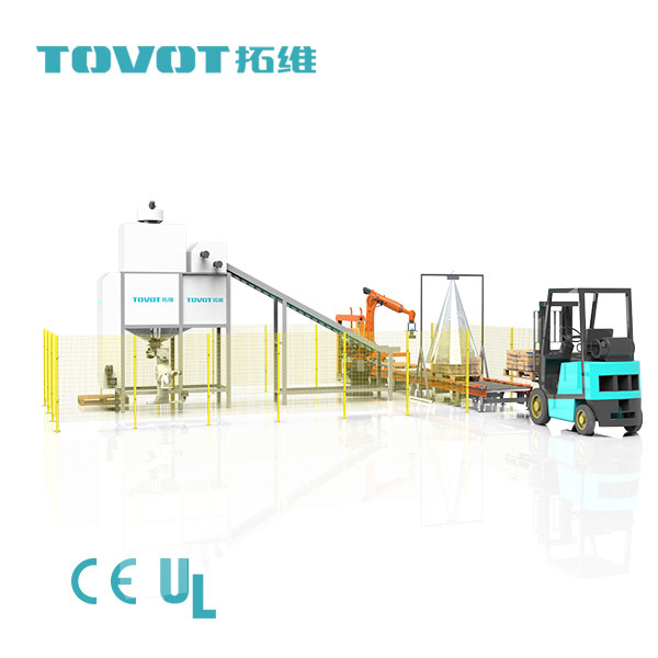 Quality Automatic Robot Bag Unloading Machine For Powder / Granule Processing for sale