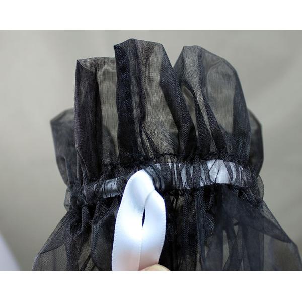 Foldable Mesh Nylon Drawstring Bags Portable Small For Gift