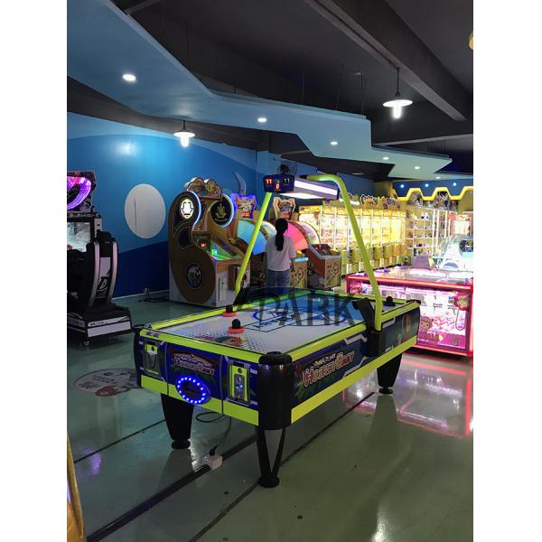2 - 4 Player Kids Coin Operated Game Machine / Multiplayer Mode Hockey Baby Air Hockey Table