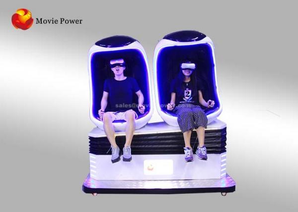 Buy Dynamic Games 2 Seats 9D VR Cinema / Virtual Reality Roller Coaster Movie at wholesale prices